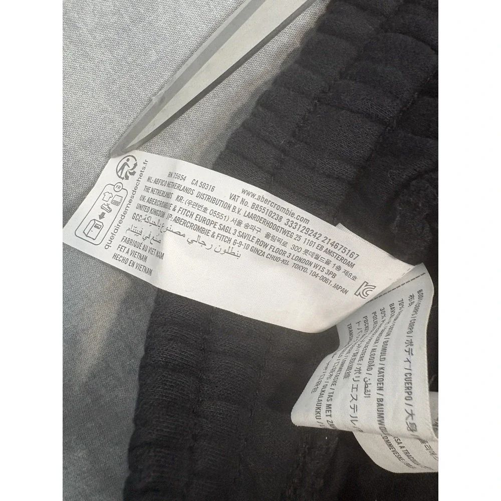 Hollister McLaren Formula 1 Team Sweatpants Mens XS Black F1 Racing Joggers